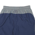 NIKE Mens Shorts Blue & Grey Casual L W30 Sports Swim Training