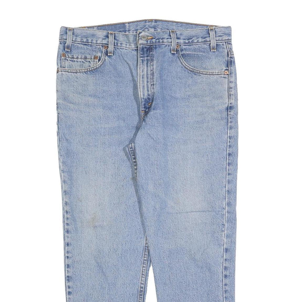 LEVI'S 512 Tapered Womens Jeans Blue Regular Tapered Denim Light W36 L26 Classic