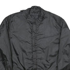 HARLEY DAVIDSON Mens Black Classic Jacket M Polyester Zip Plain Casual Biker