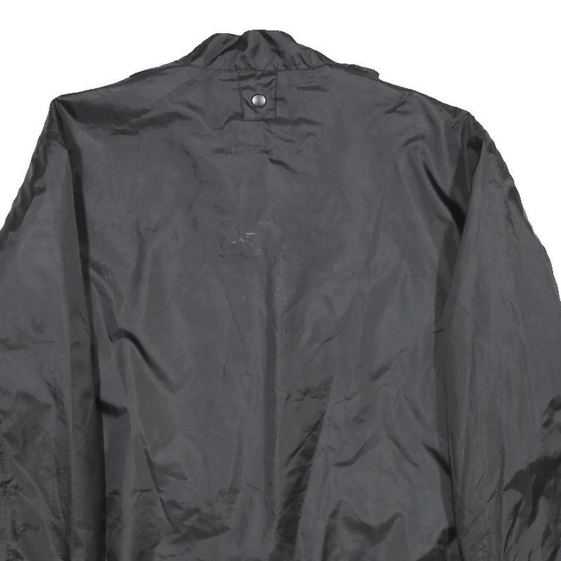 HARLEY DAVIDSON Mens Black Classic Jacket M Polyester Zip Plain Casual Biker