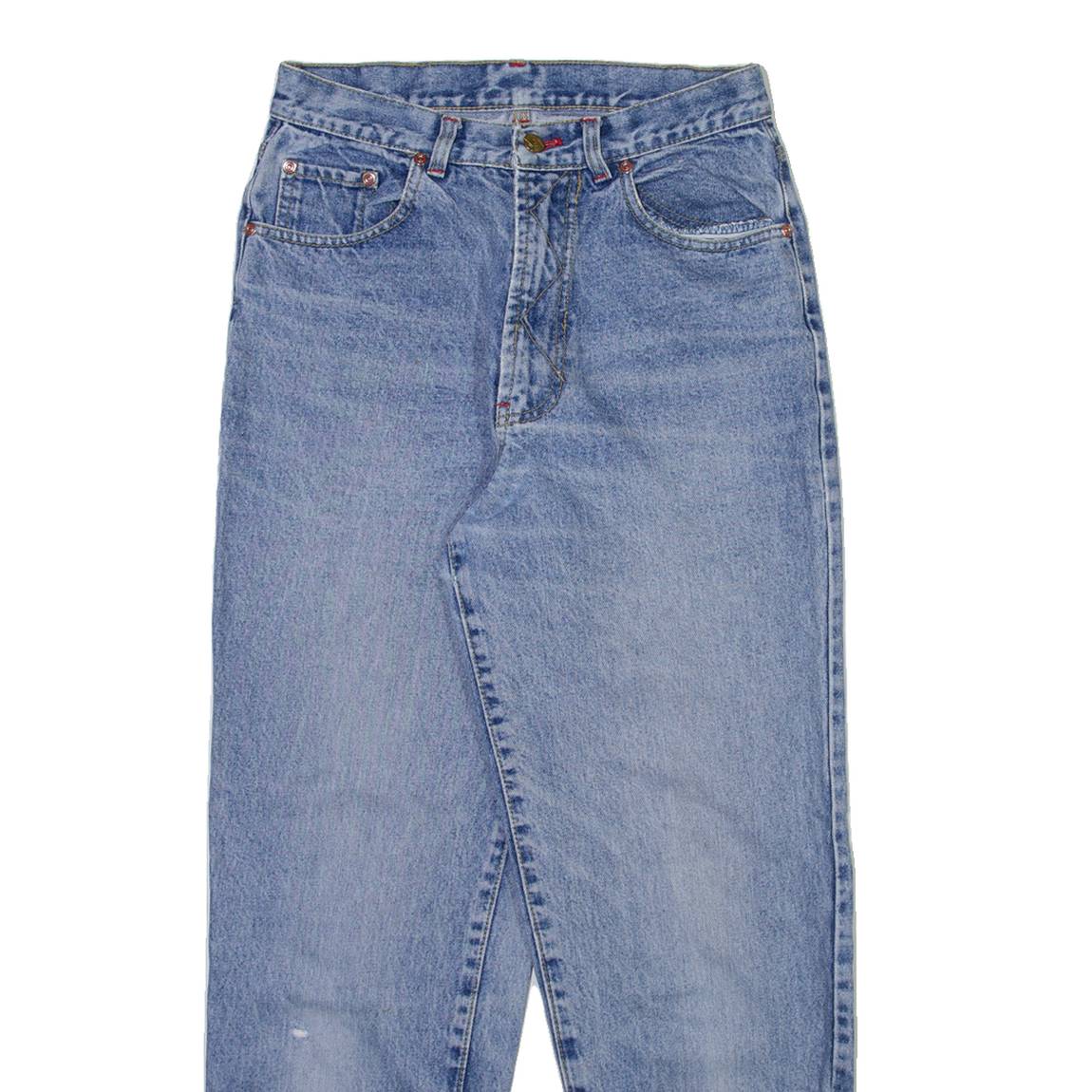 RELAX Womens Jeans Blue Relaxed Tapered W28 L28