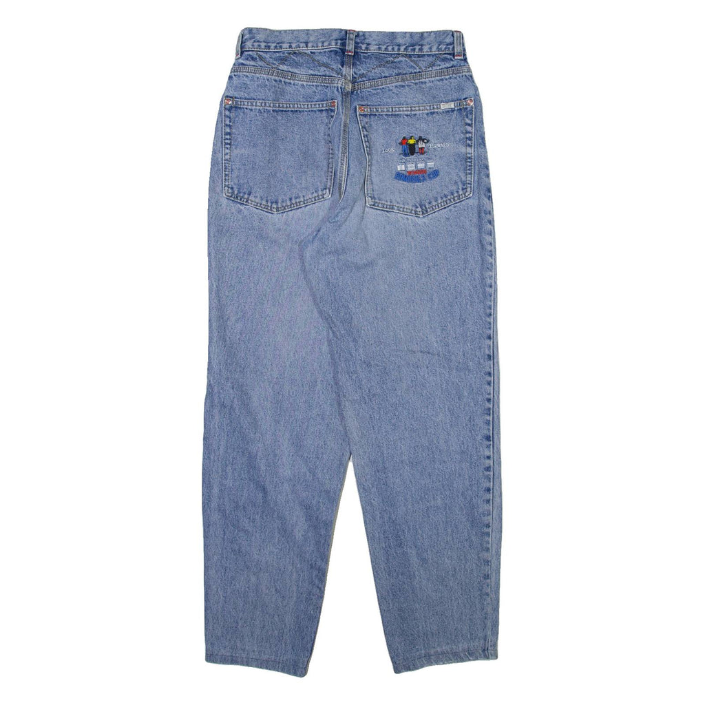 RELAX Womens Jeans Blue Relaxed Tapered W28 L28