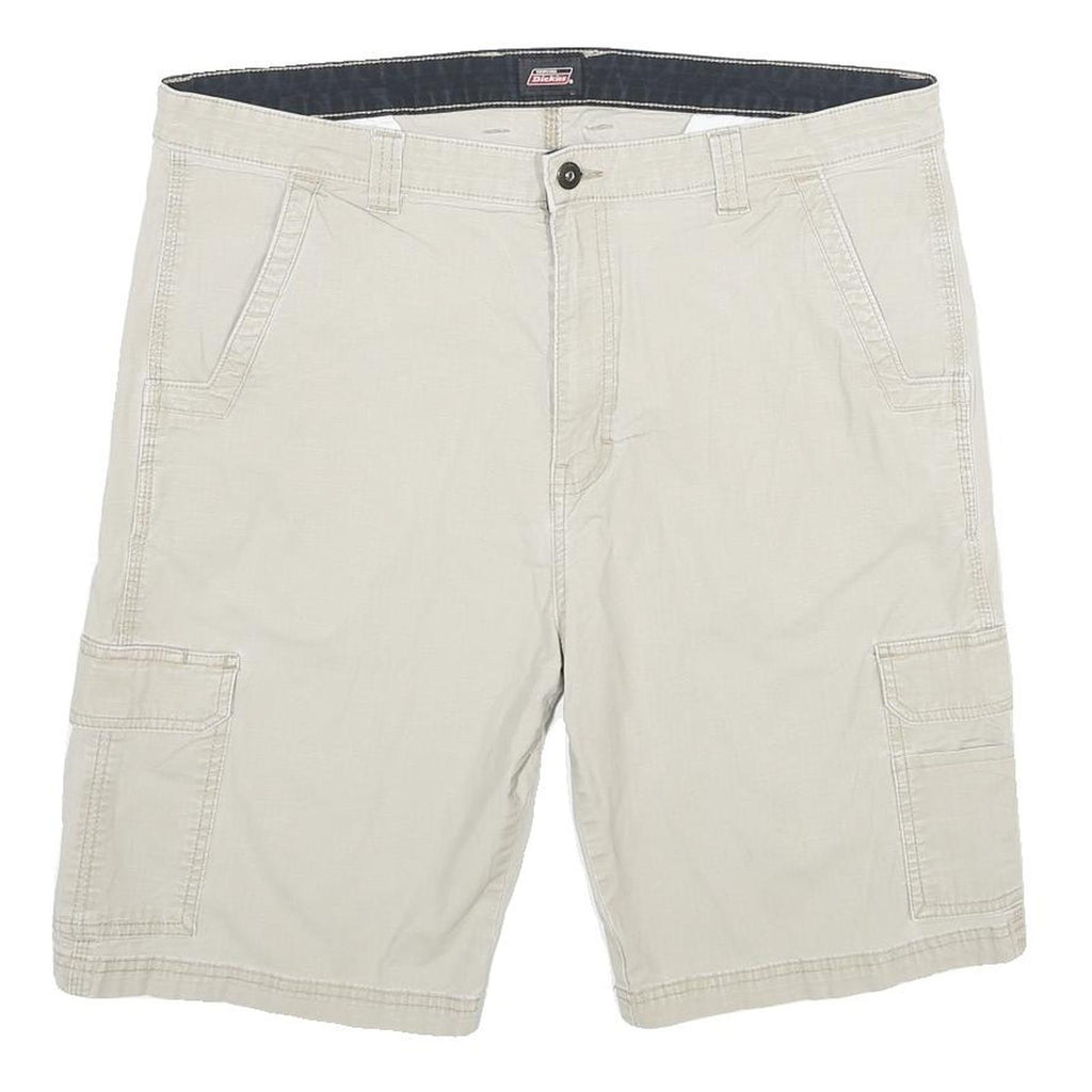 DICKIES Mens Shorts Beige Casual Cargo L W36 Workwear Durable Polyester