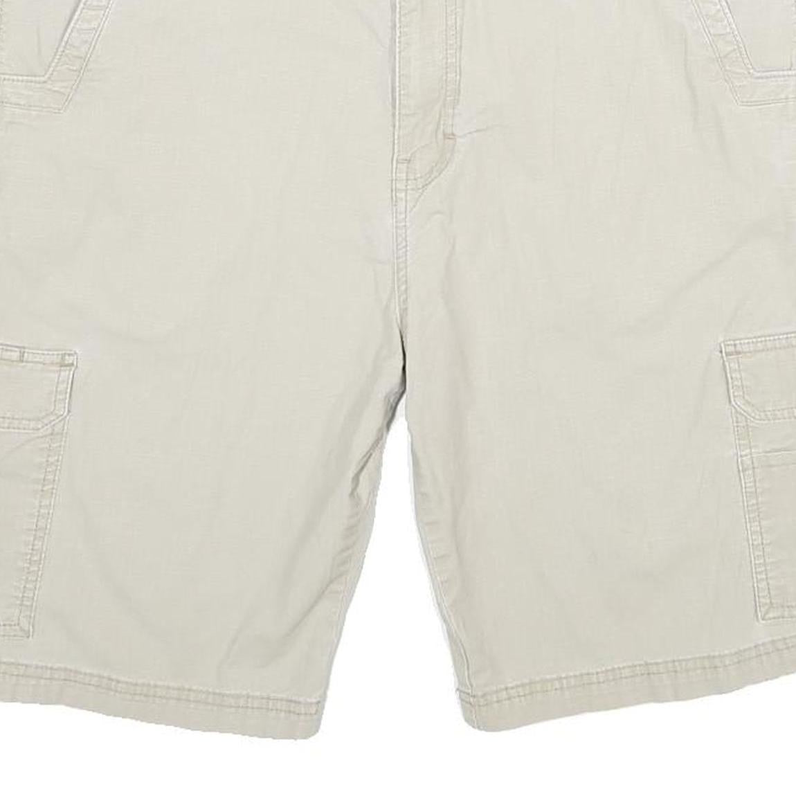 DICKIES Mens Shorts Beige Casual Cargo L W36 Workwear Durable Polyester