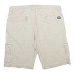 DICKIES Mens Shorts Beige Casual Cargo L W36 Workwear Durable Polyester