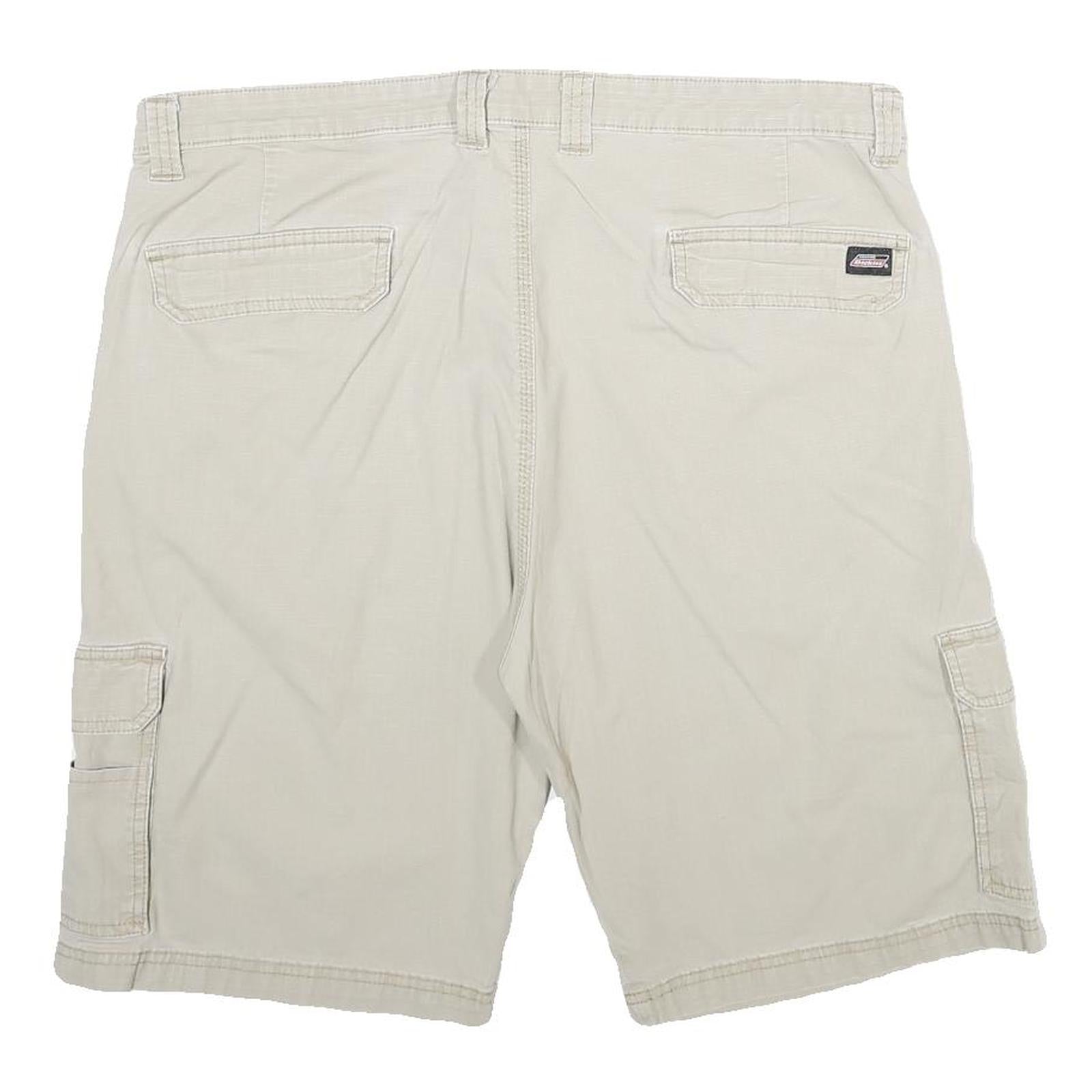 DICKIES Mens Shorts Beige Casual Cargo L W36 Workwear Durable Polyester