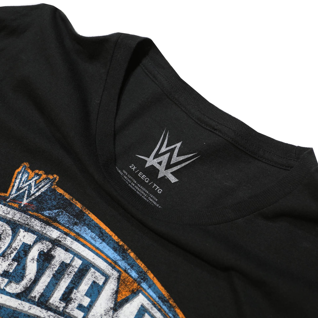 WWE Mens Black WrestleMania XXVIII Graphic T-Shirt 2XL Short Sleeve Crew Neck