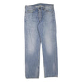 CARHARTT Mens Jeans Blue Regular Straight Denim Medium W36 L33 Cotton Zip