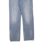 CARHARTT Mens Jeans Blue Regular Straight Denim Medium W36 L33 Cotton Zip