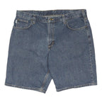 CARHARTT Mens Denim Blue Casual Shorts L W38 Cotton Blend Regular Fit