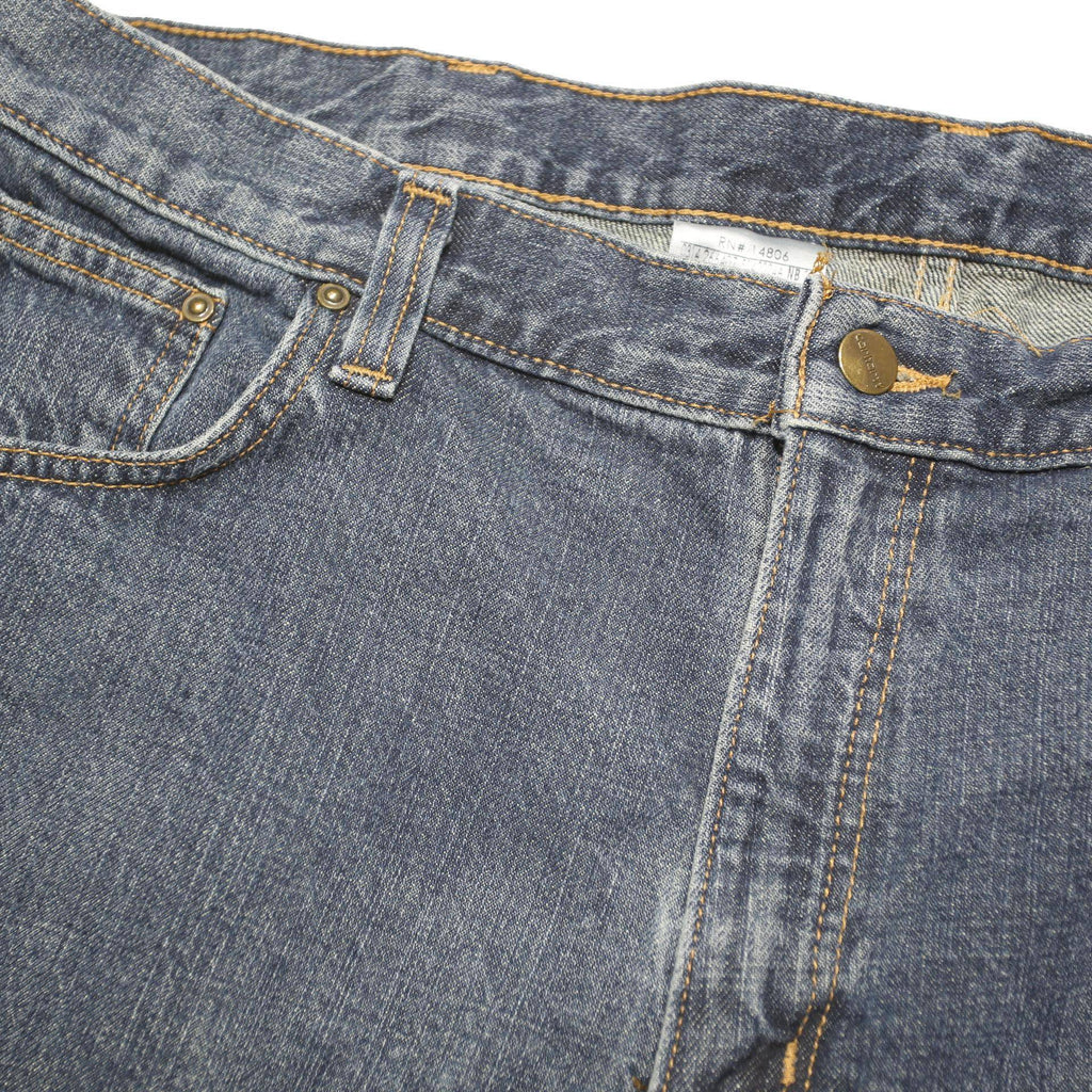 CARHARTT Mens Denim Blue Casual Shorts L W38 Cotton Blend Regular Fit
