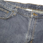 CARHARTT Mens Denim Blue Casual Shorts L W38 Cotton Blend Regular Fit