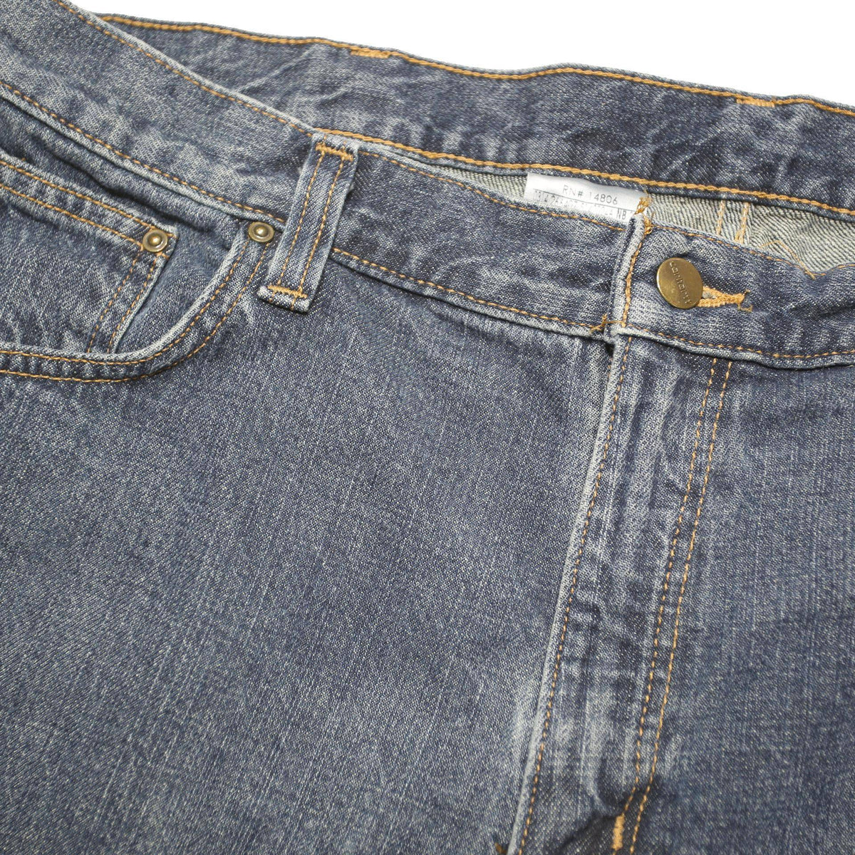 CARHARTT Mens Denim Blue Casual Shorts L W38 Cotton Blend Regular Fit