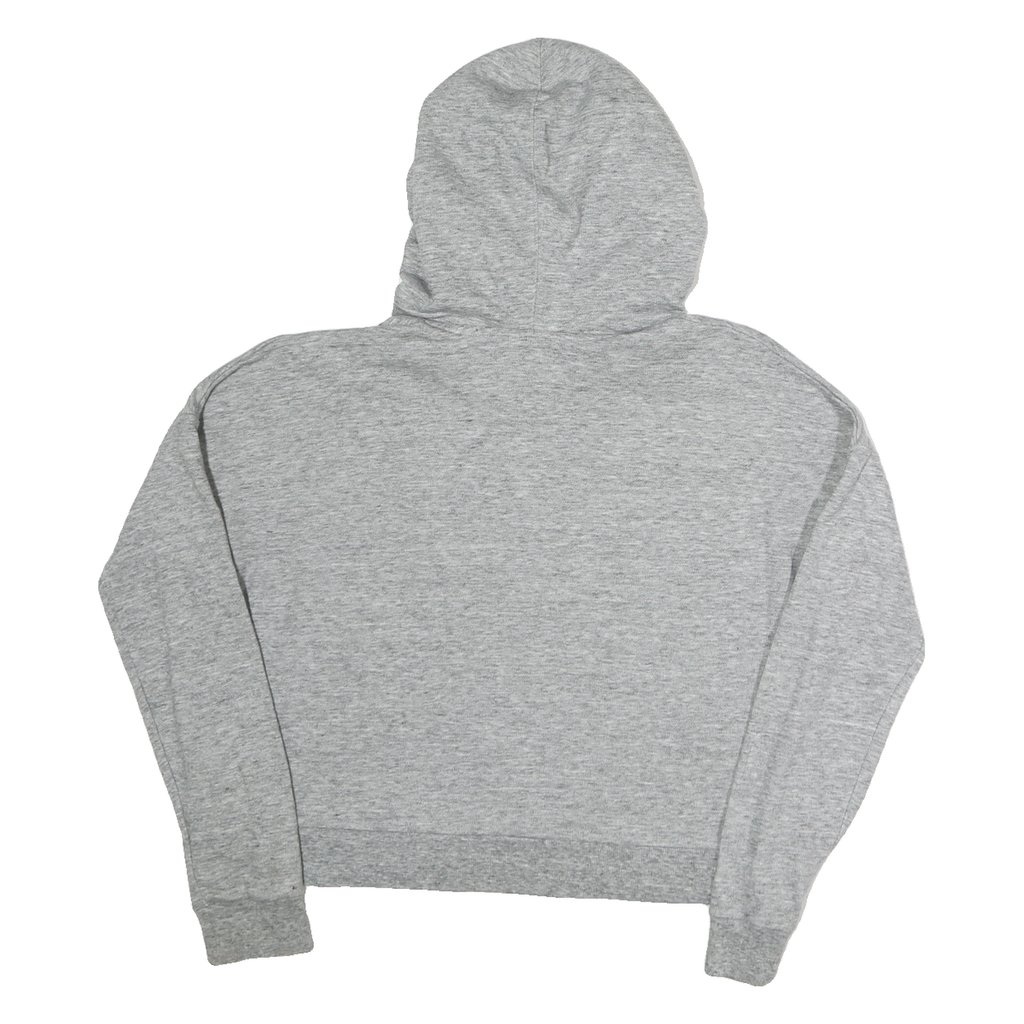 LEVI'S Womens Grey Cotton Hoodie XS Logo Printed Casual Sweatshirt