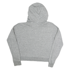 LEVI'S Womens Grey Cotton Hoodie XS Logo Printed Casual Sweatshirt