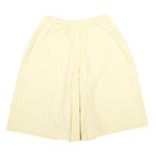 KORET Womens Cream Casual Shorts M W24 Elastic Waistband Light Fabric