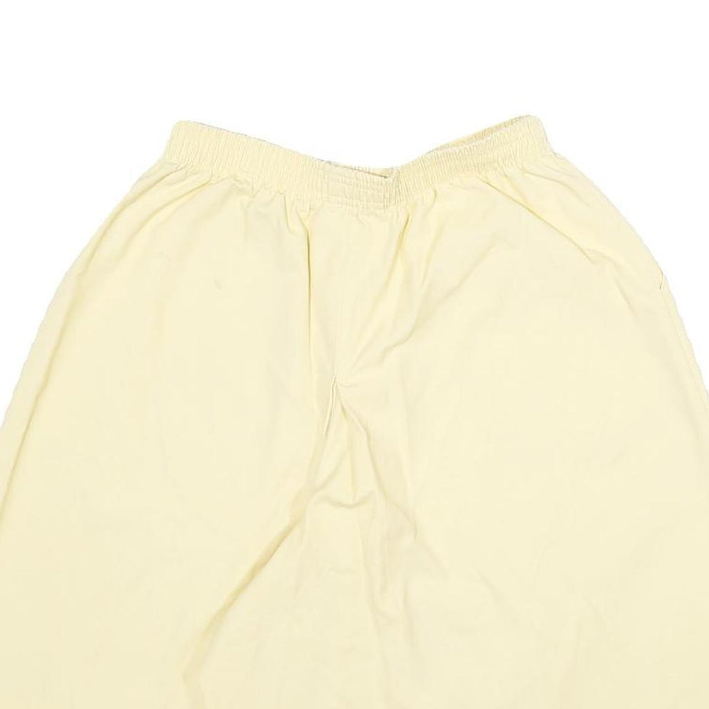 KORET Womens Cream Casual Shorts M W24 Elastic Waistband Light Fabric