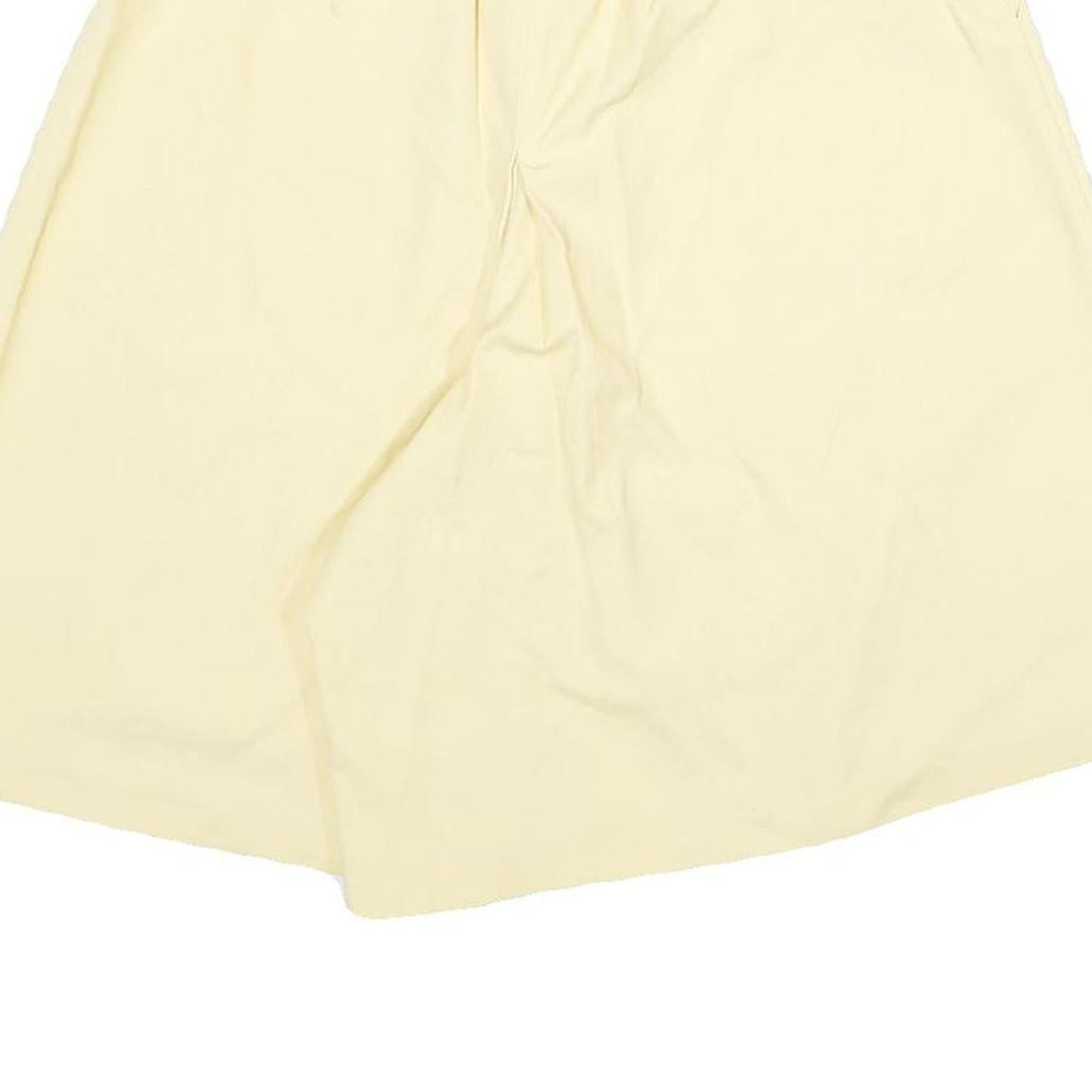 KORET Womens Cream Casual Shorts M W24 Elastic Waistband Light Fabric