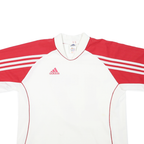 ADIDAS Mens White & Red WG Wurzburg Football Shirt XL Short Sleeve V Neck Team