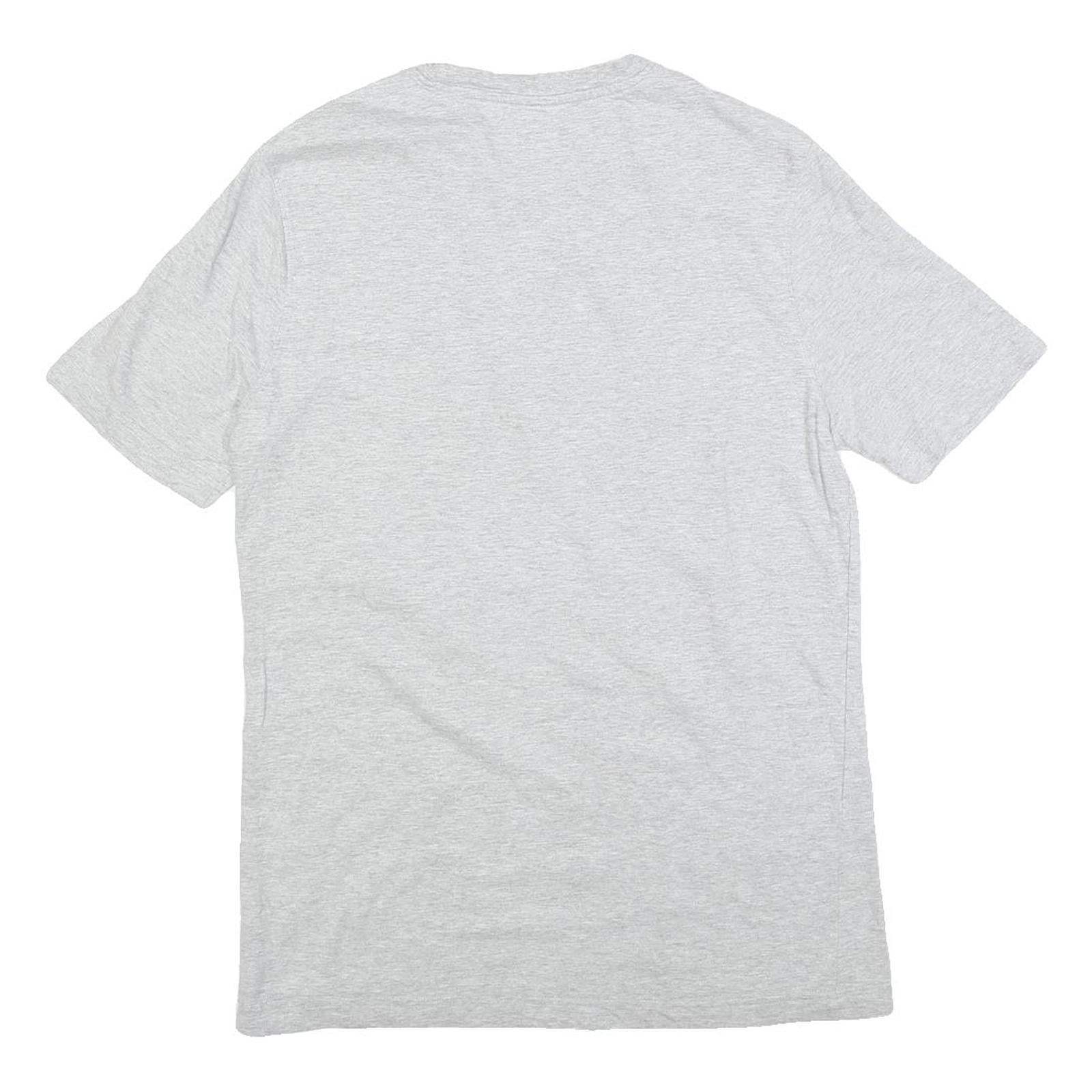 CHAMPION Mens Grey Graphic T-Shirt M Short Sleeve Crew Neck Cotton Blend