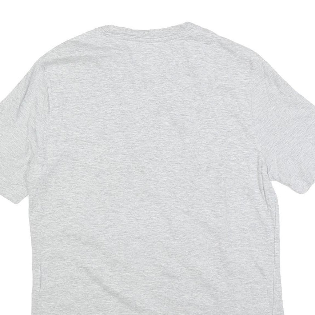 CHAMPION Mens Grey Graphic T-Shirt M Short Sleeve Crew Neck Cotton Blend