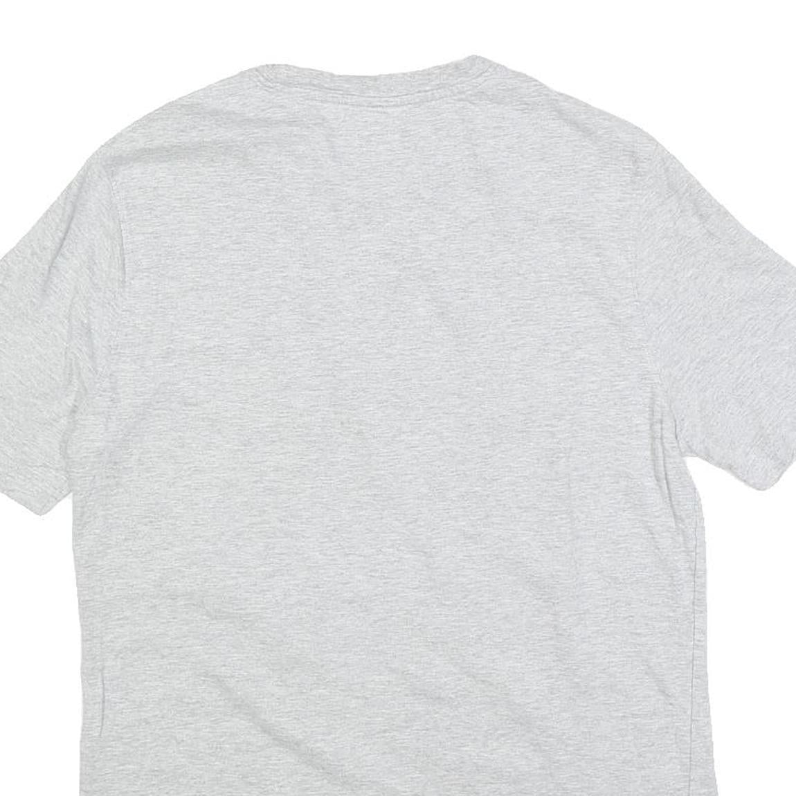 CHAMPION Mens Grey Graphic T-Shirt M Short Sleeve Crew Neck Cotton Blend