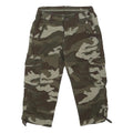GAP Womens Shorts Green Camouflage Cargo Style XS W27 Outdoor Casual