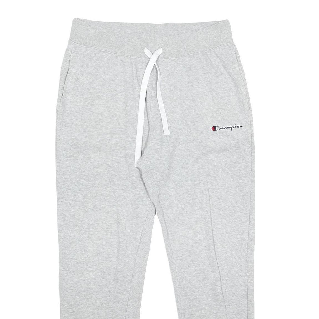 CHAMPION Mens Joggers Grey L W30 L28 Cotton Blend Regular Tapered Fit Comfort
