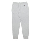 CHAMPION Mens Joggers Grey L W30 L28 Cotton Blend Regular Tapered Fit Comfort