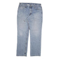 CARHARTT Mens Jeans Blue Relaxed Straight Denim Medium W36 L32 Zip Closure