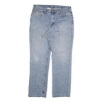 CARHARTT Mens Jeans Blue Relaxed Straight Denim Medium W36 L32 Zip Closure