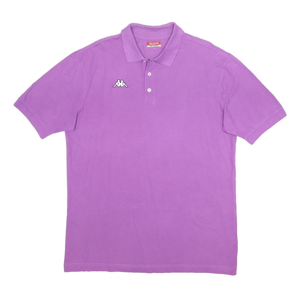 KAPPA Mens Purple Short Sleeve Polo Shirt 2XL Cotton Casual Comfort