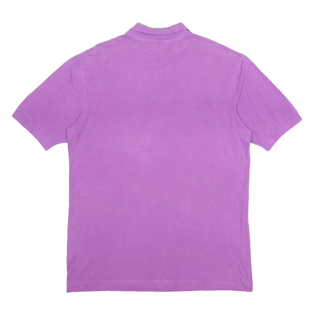 KAPPA Mens Purple Short Sleeve Polo Shirt 2XL Cotton Casual Comfort