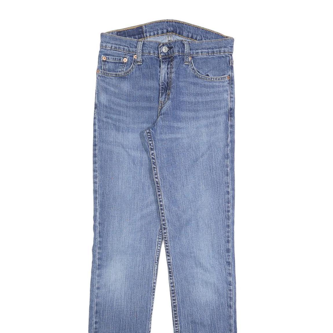 LEVI'S 511 Slim Mens Jeans Blue Denim Slim Skinny Zip W29 L34 Classic Stylish