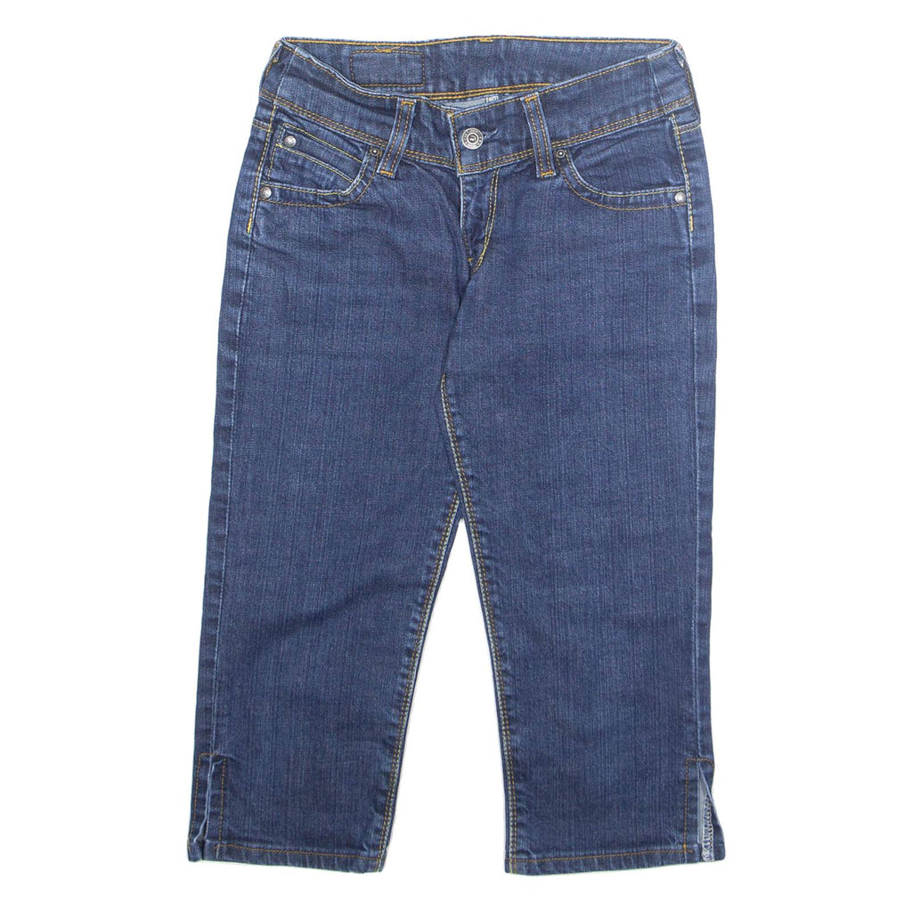 LEVI'S Womens Pedal Pushers Shorts Blue M W24