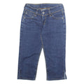 LEVI'S Womens Pedal Pushers Shorts Blue M W24