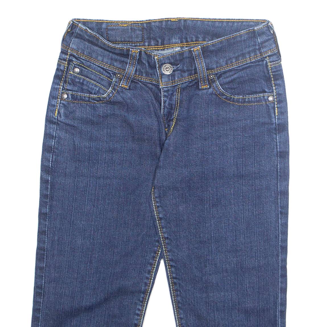 LEVI'S Womens Pedal Pushers Shorts Blue M W24