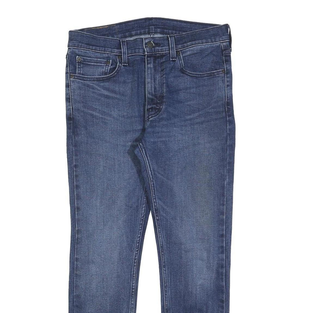 LEVI'S 519 Mens Jeans Blue Slim Skinny Denim Medium W32 L28 Stylish Zip