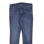 LEVI'S 519 Mens Jeans Blue Slim Skinny Denim Medium W32 L28 Stylish Zip
