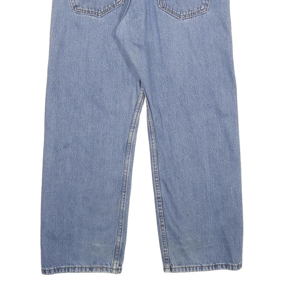 LEVI'S Signature Womens Jeans Blue Relaxed Straight Denim Light W32 L27 Comfort