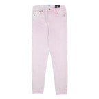 DIESEL Womens Slim Pink Jeans Cotton Blend Zip W28 L26 Stylish Casual Wear