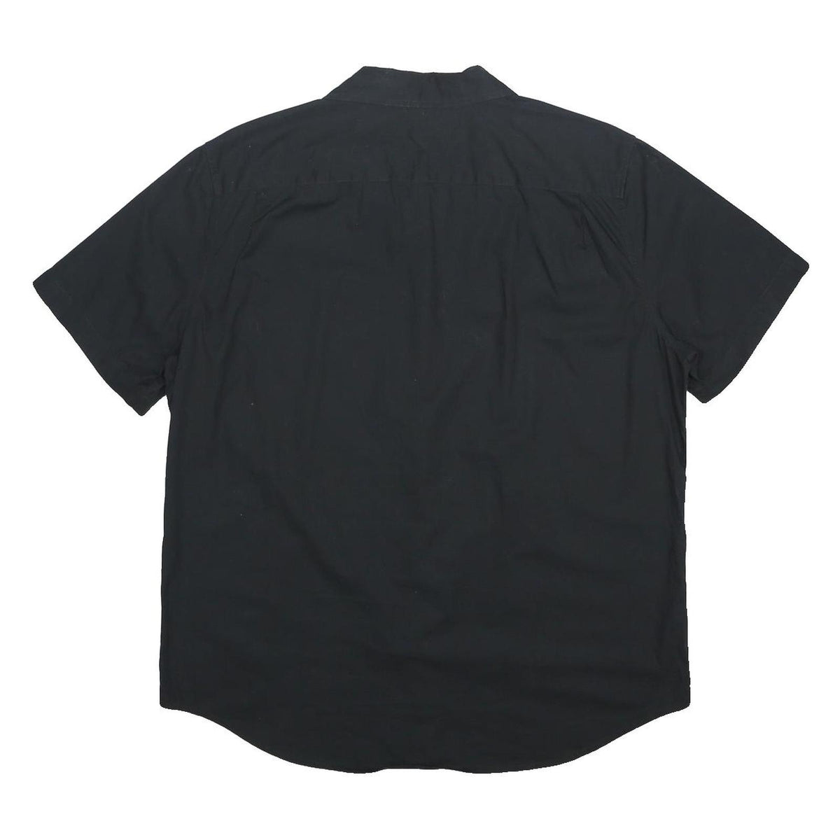 LEVI'S Mens Black Cotton Short Sleeve Shirt L Casual Button Front Pocket