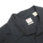 LEVI'S Mens Black Cotton Short Sleeve Shirt L Casual Button Front Pocket