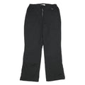 FILA Lined Womens Black Cotton Blend Regular Fit Straight Leg Trousers W30 L32