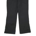 FILA Lined Womens Black Cotton Blend Regular Fit Straight Leg Trousers W30 L32