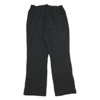 FILA Lined Womens Black Cotton Blend Regular Fit Straight Leg Trousers W30 L32
