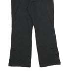 FILA Lined Womens Black Cotton Blend Regular Fit Straight Leg Trousers W30 L32