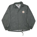 MODIA Mens Grey Button Jacket L Polyester Blend Plain Lightweight Outerwear