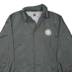 MODIA Mens Grey Button Jacket L Polyester Blend Plain Lightweight Outerwear