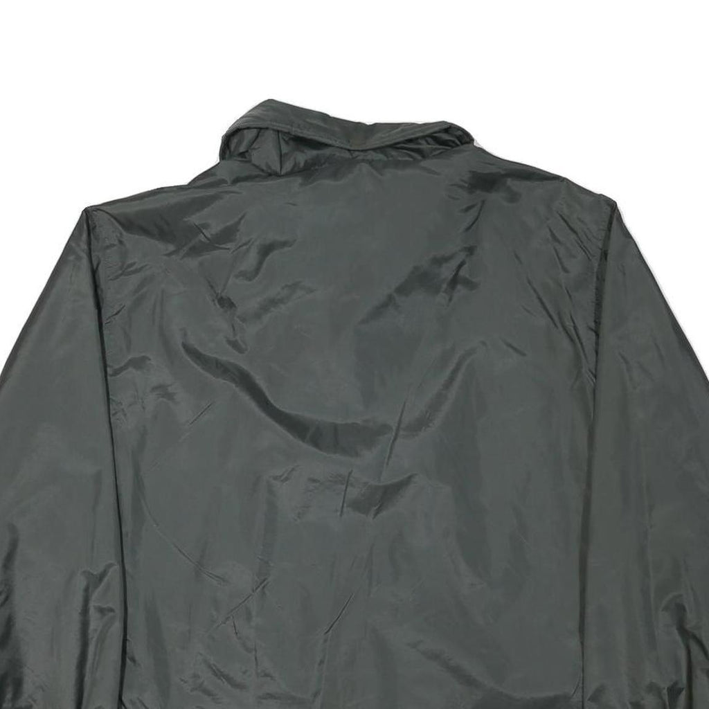 MODIA Mens Grey Button Jacket L Polyester Blend Plain Lightweight Outerwear